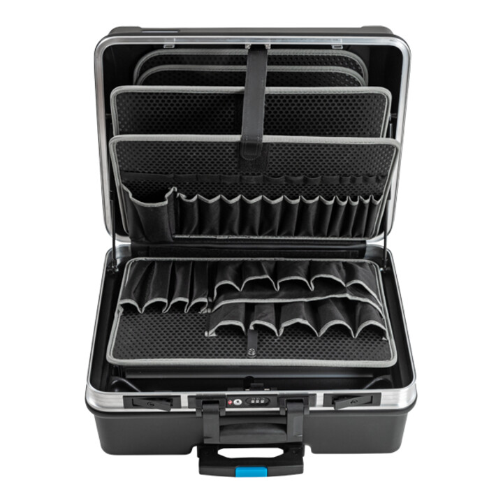 B-Ware B&W Werkzeugkoffer Orca Koffer Trolley Hdpe Rollen Tsa Schloss Dokumentenfach