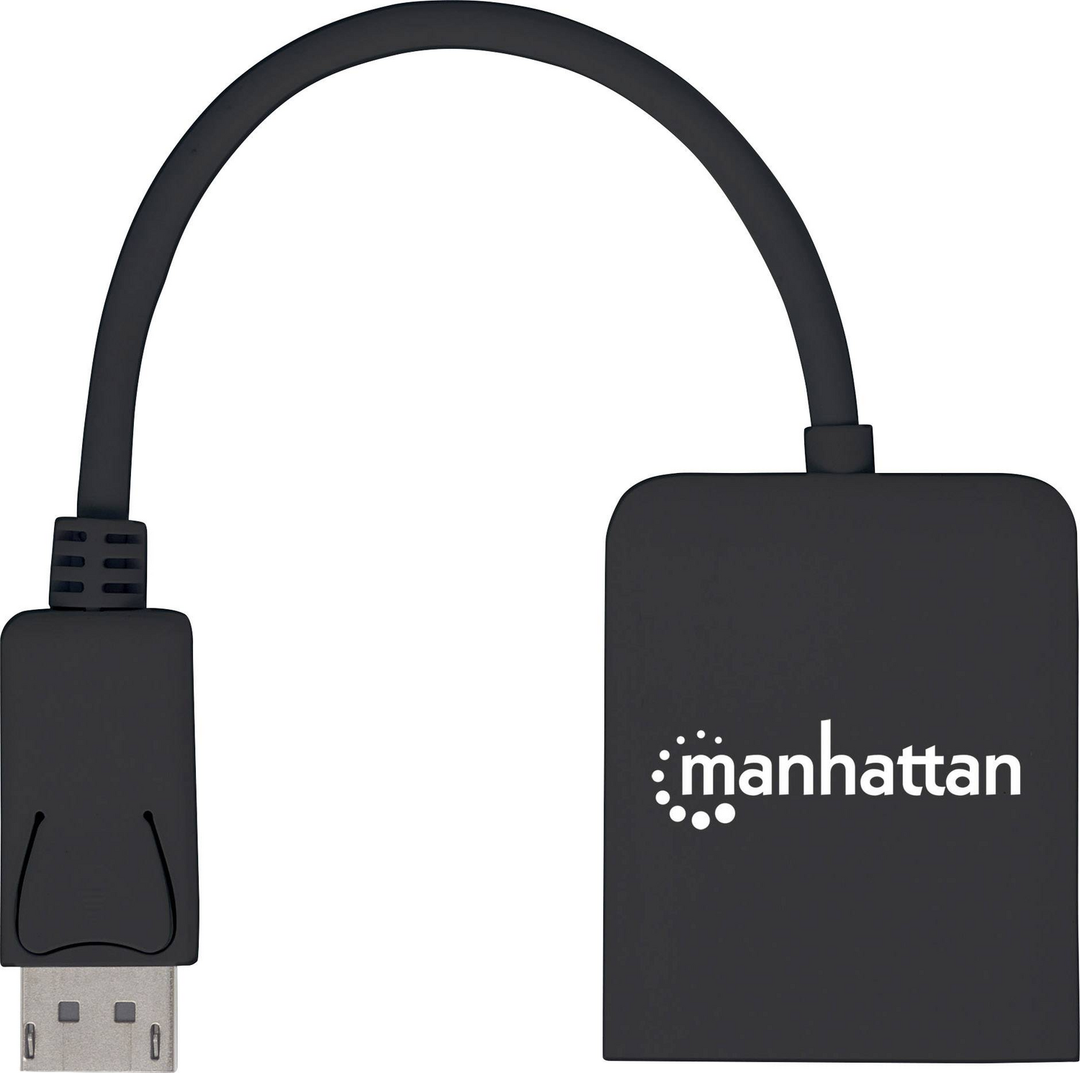 Manhattan 152716 2 Port DisplayPort-Splitter 3810x2160 Pixel Verteiler Splitter