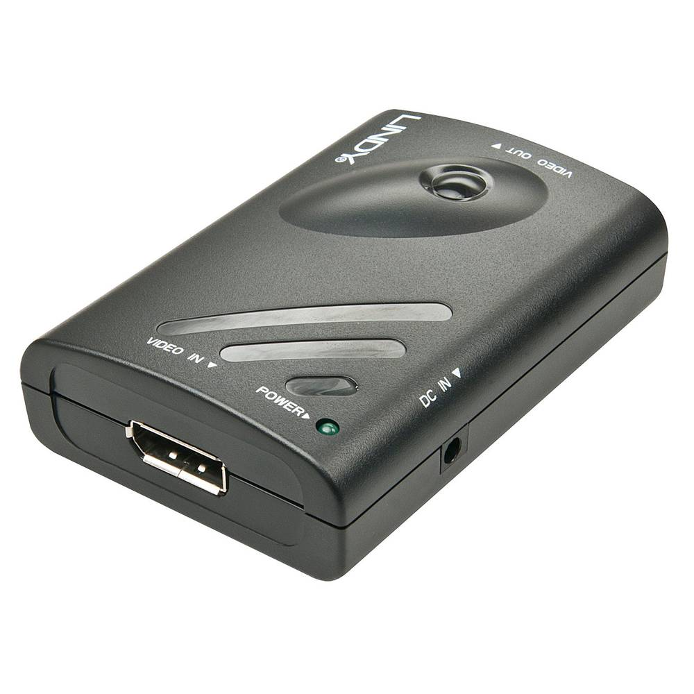 Lindy 38409 DisplayPort 2 Port HDMI 18G MST Hub Adapter Audio-Adapter Splitter