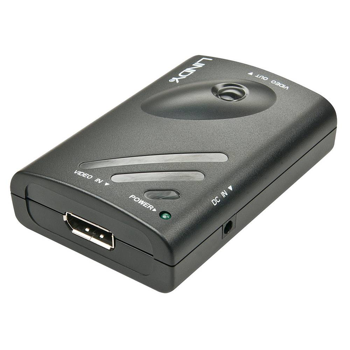 Lindy 38409 DisplayPort 2 Port HDMI 18G MST Hub Adapter Audio-Adapter Splitter