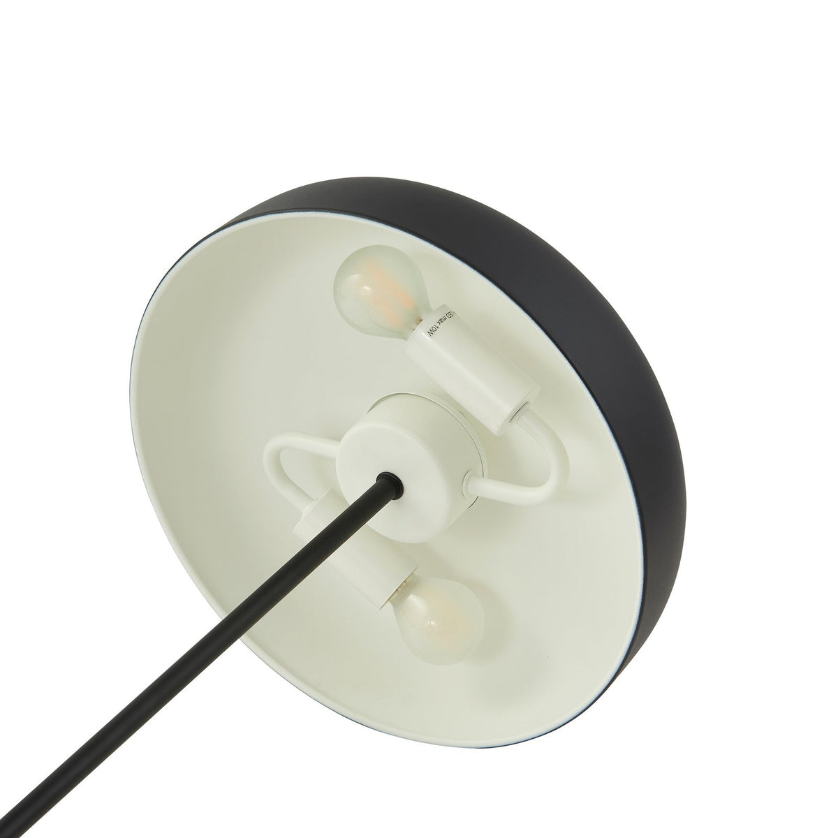 Lindby Tischleuchte Edion LED Lampe Leuchte schwarz 45cm Höhe 30cm Durchmesser - 4251911785784