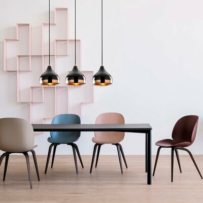 Glam Hb Folse Tropfen Pendelleuchte Deckenleuchte Deckenlampe 3 Flammig Schwarz B-Ware