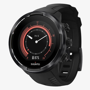 B-Ware SUUNTO 9 All Black Smartwatch GPS Uhr Smart-Uhr Fitnesstracker Sportuhr schwarz