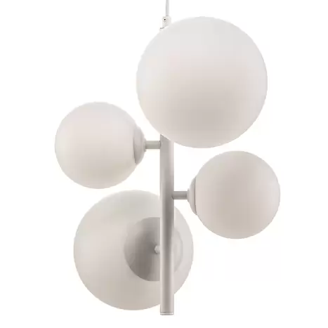 B-Ware Aldex Hängeleuchte Dione Pendelleuchte Hängelampe Deckenlampe Vierflammig Weiß