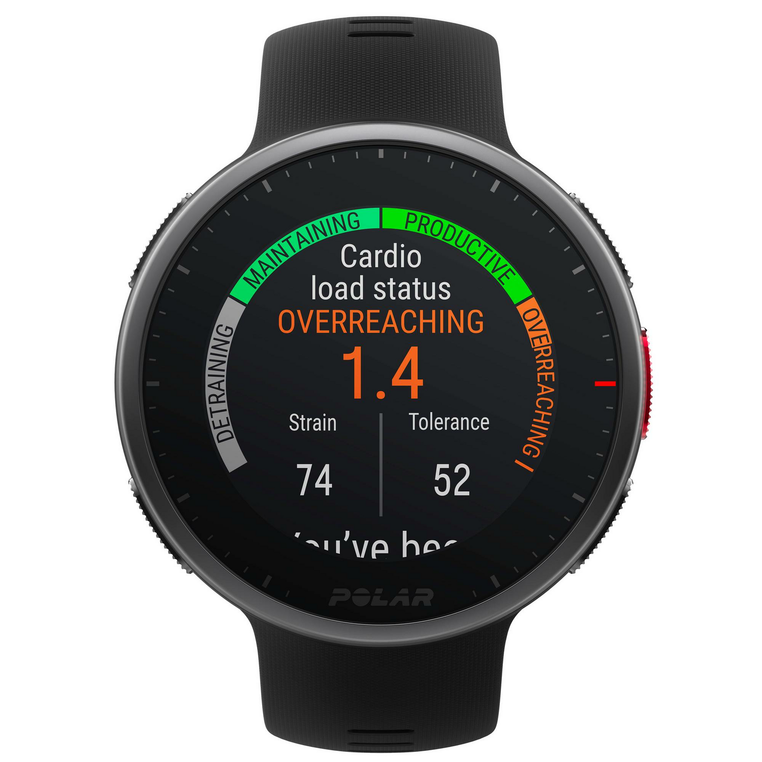 B-Ware Polar Vantage V2 Sportuhr Fit M/L Uhr Multisportuhr Fitnesstracker Gps Schwarz