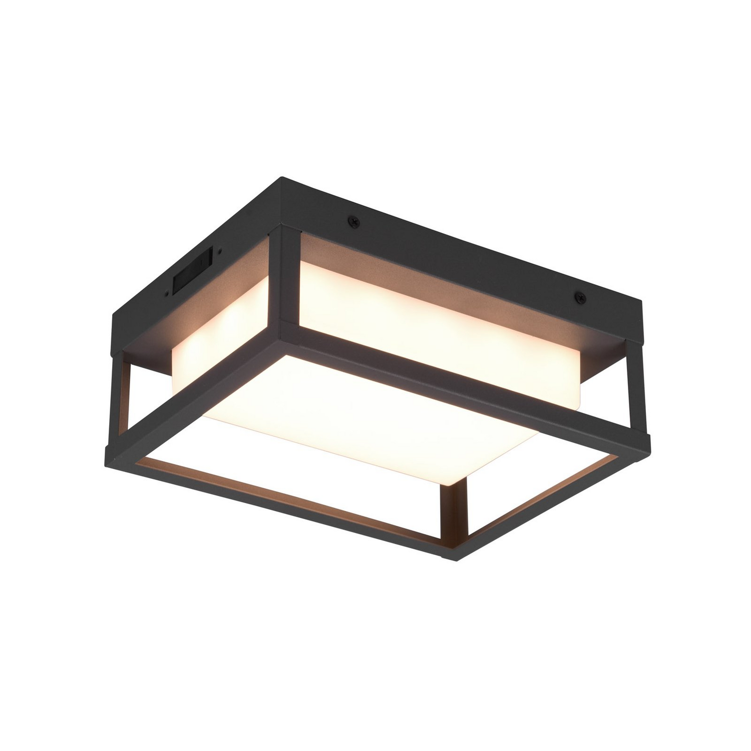 B-Ware Trio Lighting Led Außenwandleuchte Witham Ip54 Cct Anthrazit Wandlampe Lampe - 4017807529333