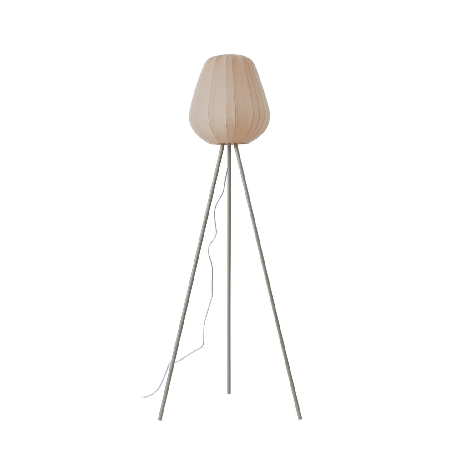 B-Ware Lindby Stehleuchte Helin Beige Textil Tripod 144 Cm E27 Stehlampe Lampe Leuchte