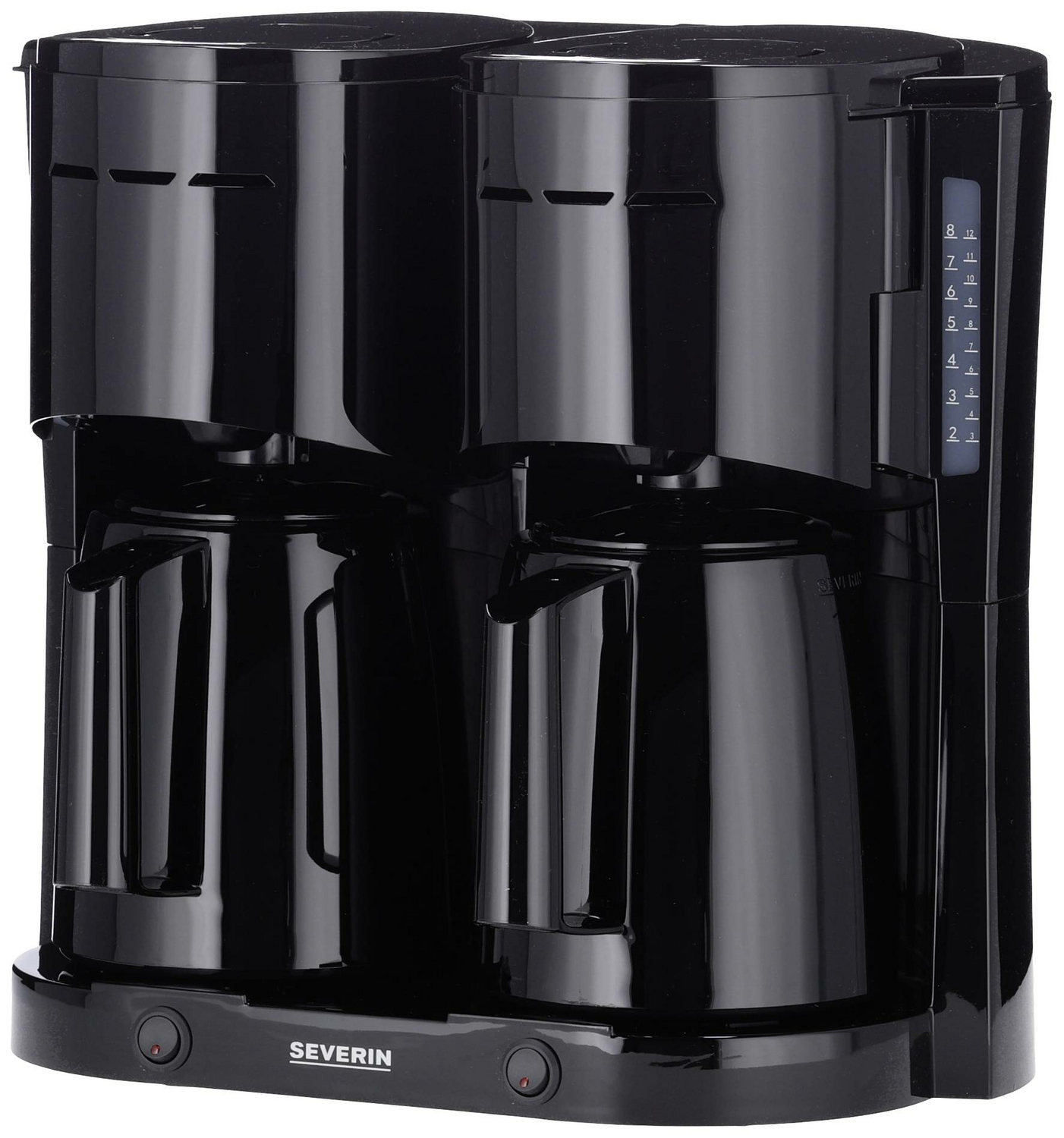 Machine à café Severin Duo, machine à café filtre avec 2 carafes isothermes, carafe isotherme 640 (produit de seconde main)