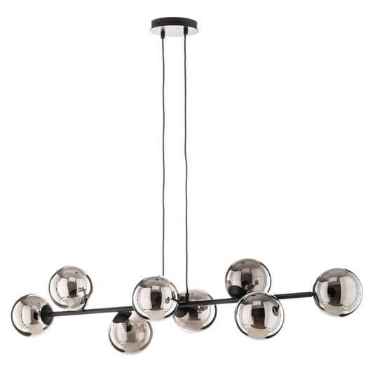 Euluna Hängeleuchte Hängelampe Lampe Leuchte Glassy 8 Flammig Glasschirm Gra168 B-Ware - 5901738918887