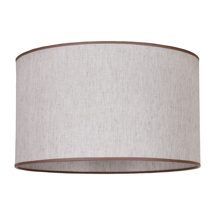 Lampenschirm Roller ecru/beige Ø 40 cm Höhe 22 cm Lampen-Zubehör Lampe Leuchte