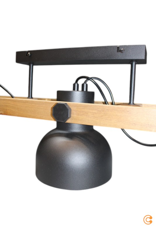 Just Light. Deckenleuchte Cup 2.0 3 Flammig Schwarz Metall Deckenlampe Lampe939 B-Ware - 4043689000707