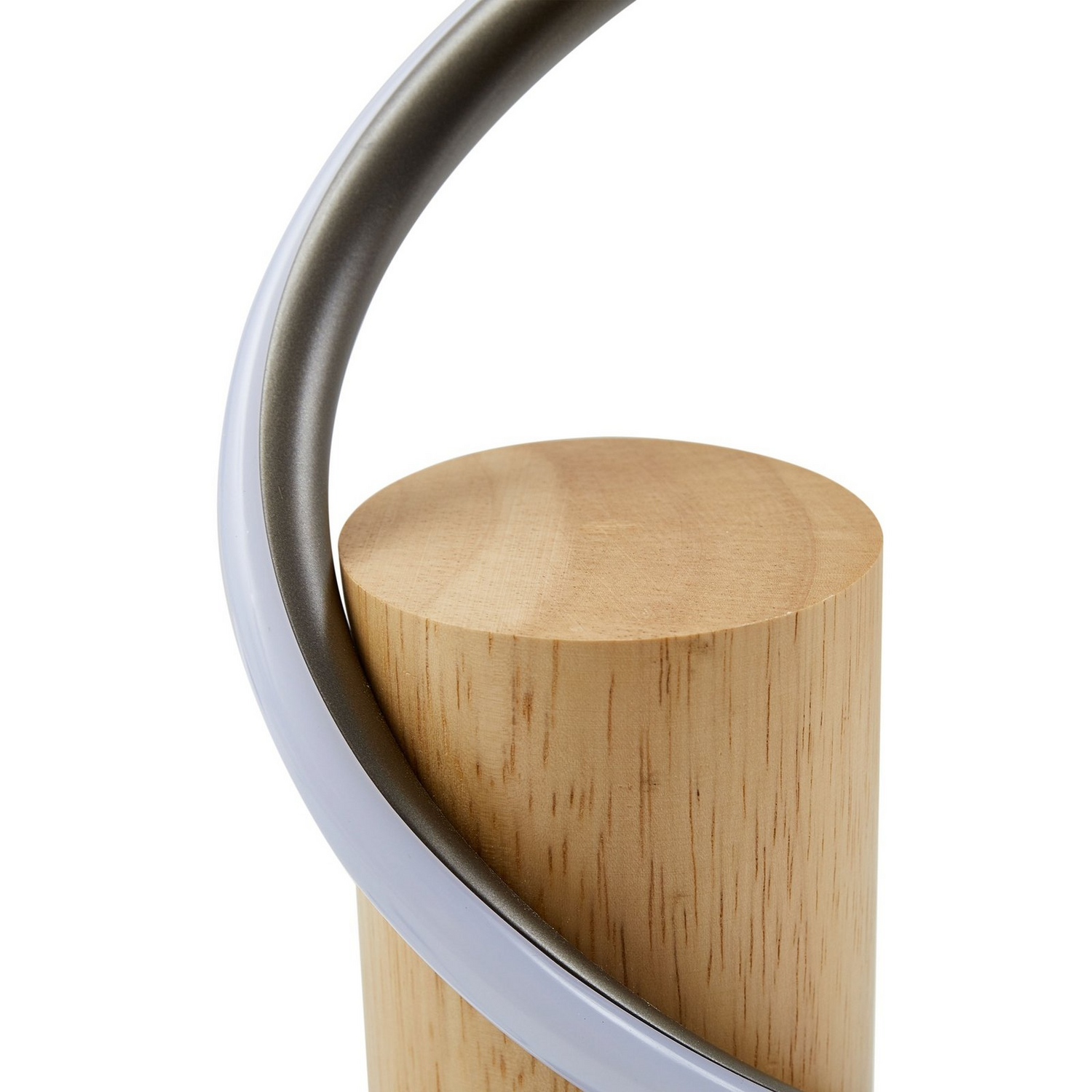 B-Ware Lindby Stehleuchte Standlampe Led Grau Holz Hell Aluminium Holz Polycarbonat Eis
