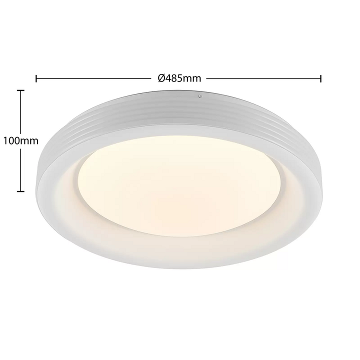 Lindby Inarum LED-Deckenleuchte RGB Deckenlampe Deckenlicht Leuchte CCT dimmbar