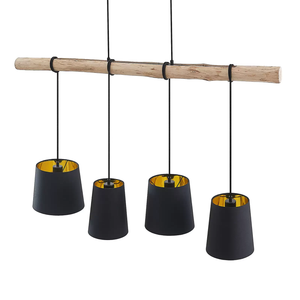 B-Ware Lindby Hängeleuchte Pendelleuchte Hinai Schwarz Deckenleuchte Led Lampe 116cm
