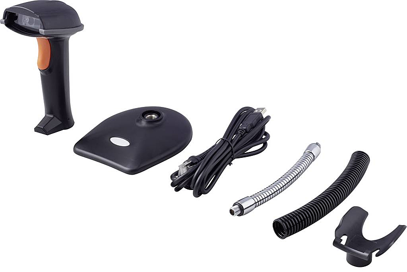 Renkforce 2 D Barcode Scanner Kabelgebunden 1 D, 2 D Laser Schwarz Hand Scanner Usb B-Ware - 4053199545766