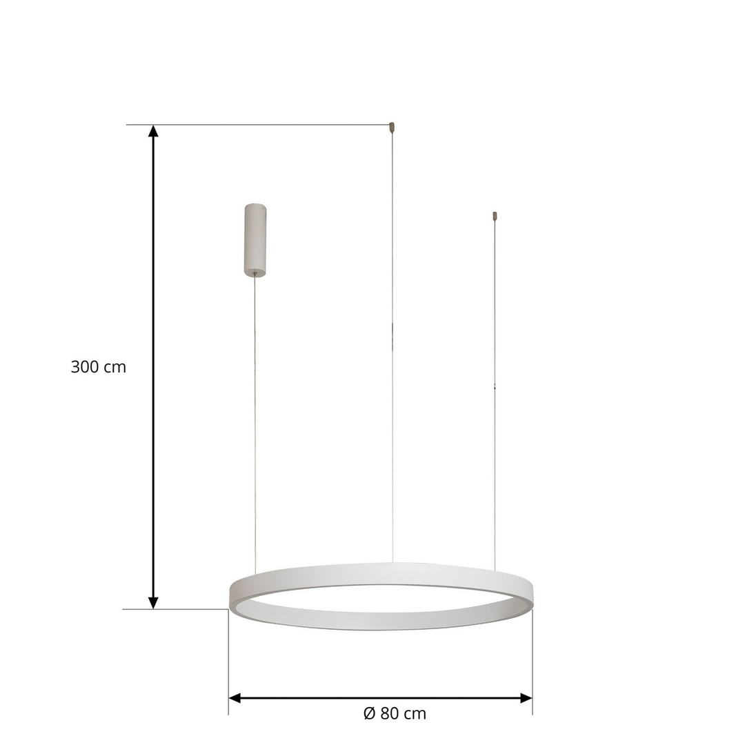 Arcchio Answin Led Hängeleuchte 49 W Weiß Hängelampe Lampe Leuchte Spot Lic228 B-Ware