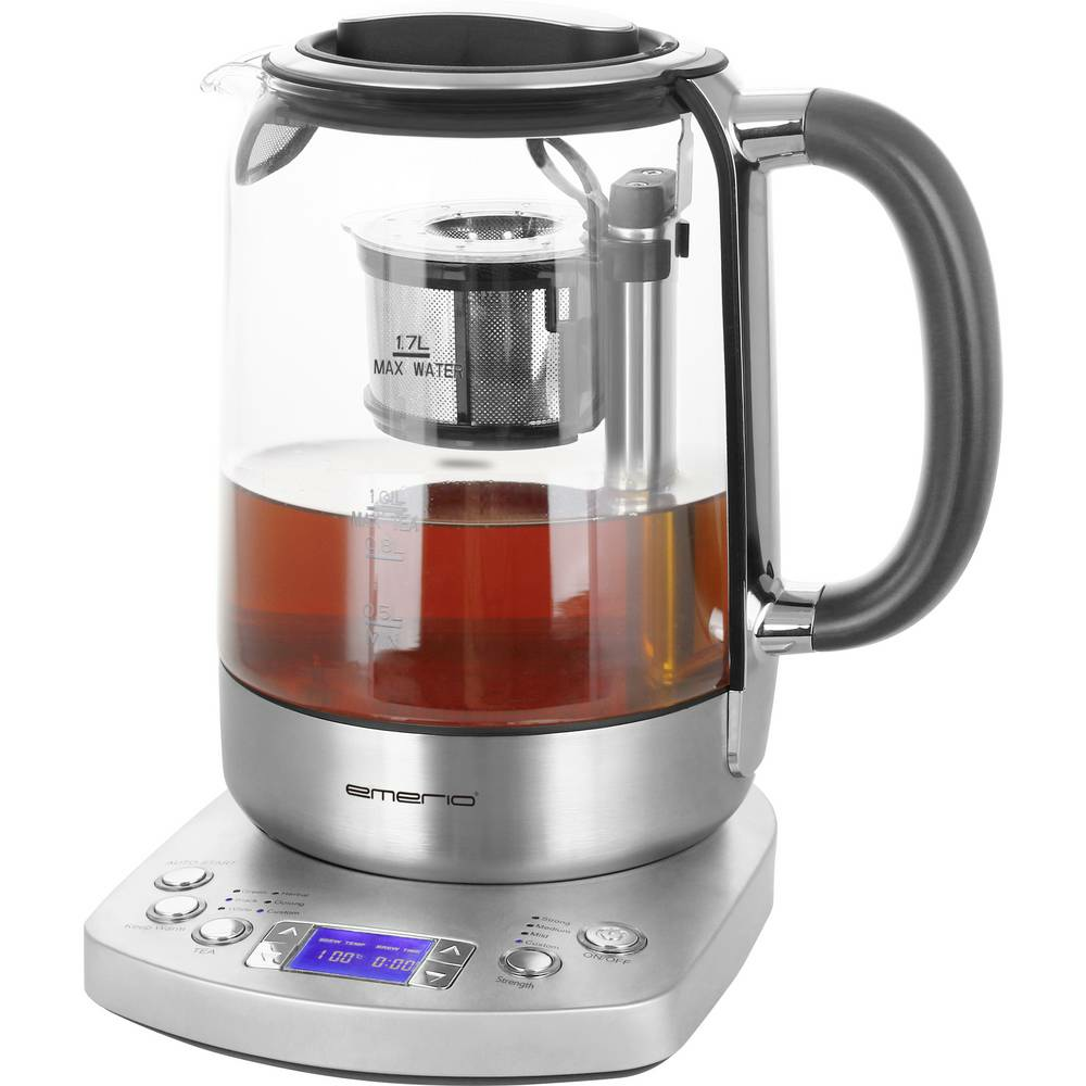 B-Ware Emerio Wk 122248 Wasserkocher Kocher Schnurlos 1,7 L 2200 W Silber Schwarz460