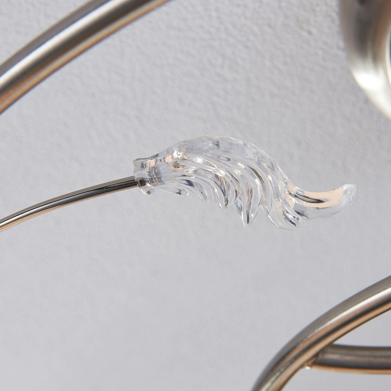 Lindby 4 Flammige Deckenlampe Deckenleuchte Leuchte Lampe Svean Glas Silber E315 B-Ware - 4251096517231