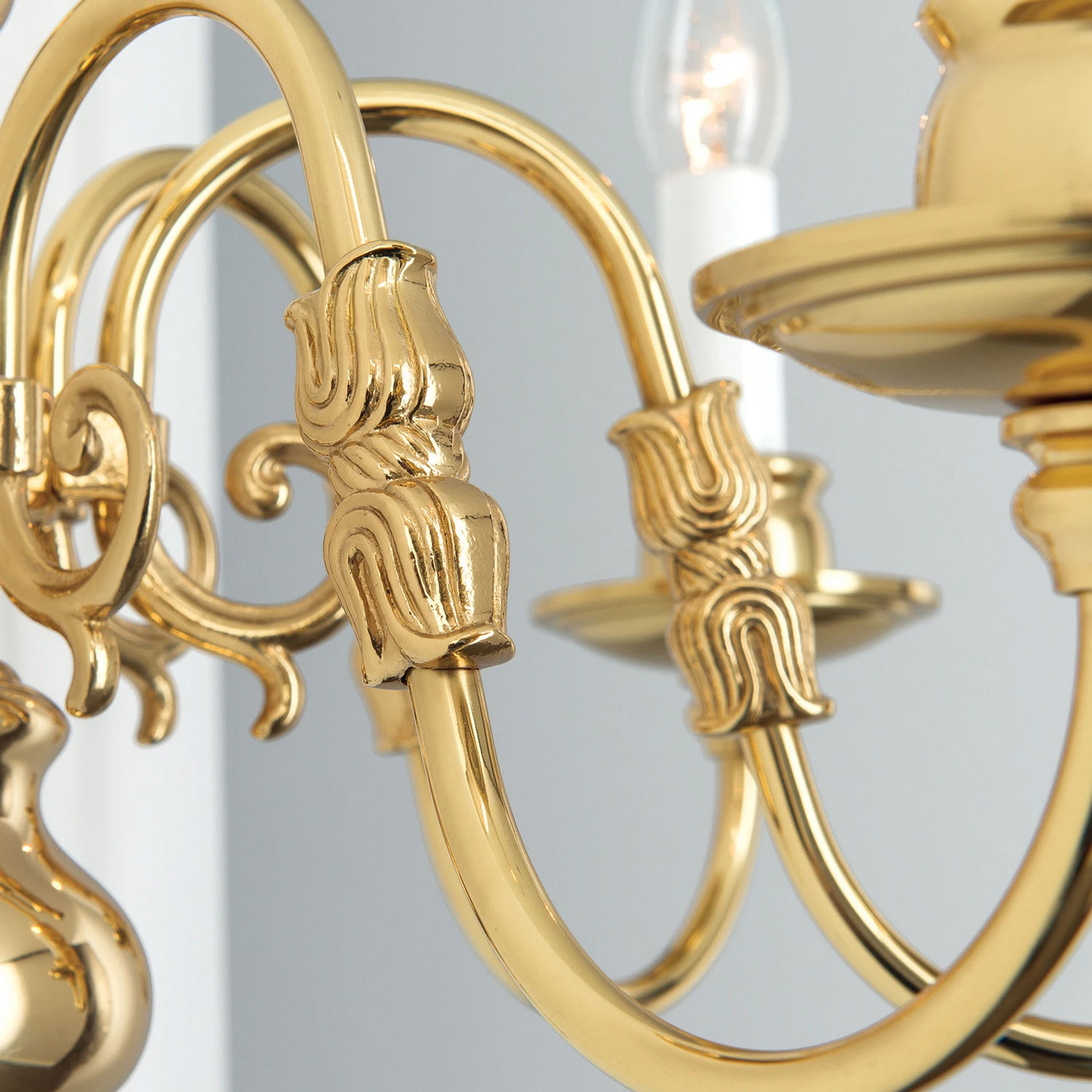 Orion Wandleuchte Imke Wandlampe Wandlicht Leuchte Lampe 3 Flg. Messing Poliert B-Ware - 9003090012664