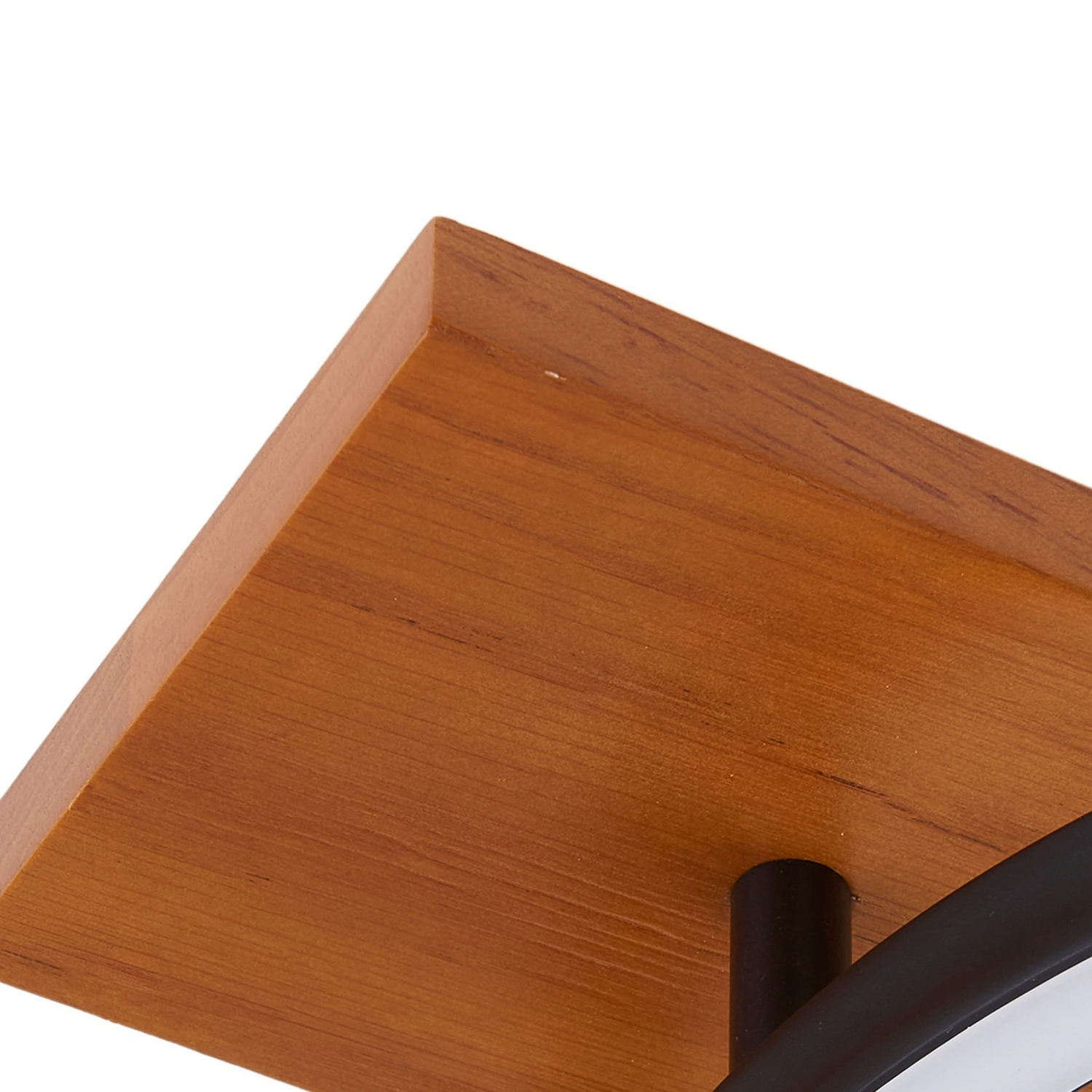 B-Ware Lindby LED-Deckenlampe Galad Deckenlampe Deckenlicht schwarz Holz 2-flg. 75 cm