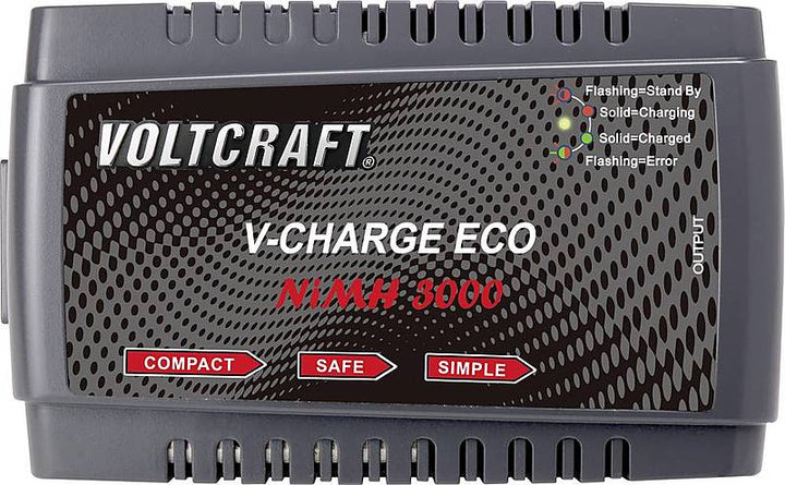 Voltcraft Modellbau-Ladegerät 230 V 3 A V-Charge Eco NiMh 3000 NiMH NiCd 35 W