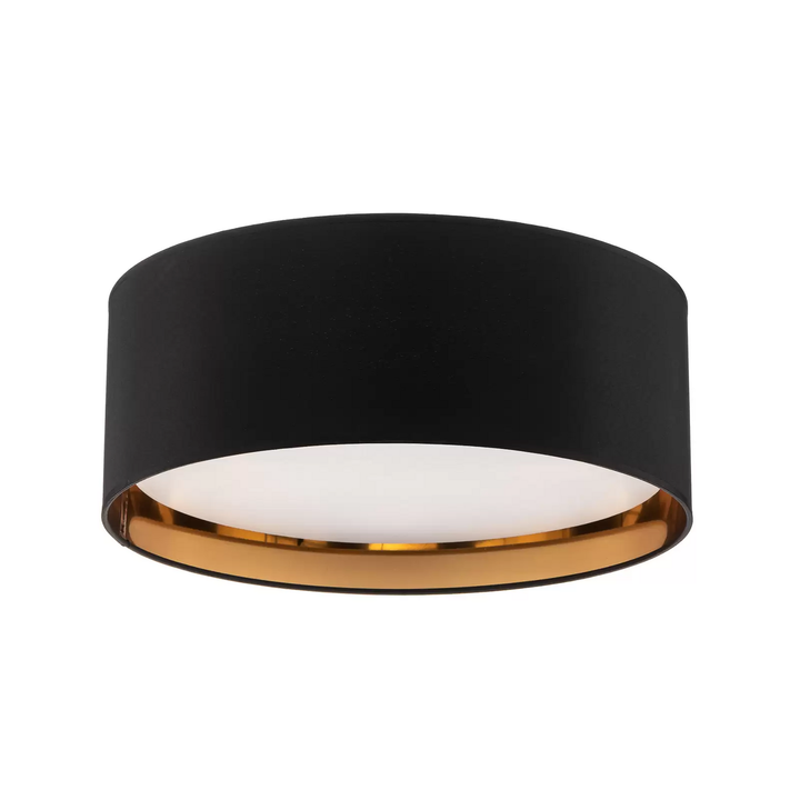 Tk Lighting Deckenleuchte Bilbao Deckenlampe Deckenlicht Schwarz/Gold ø 45 Cm B-Ware