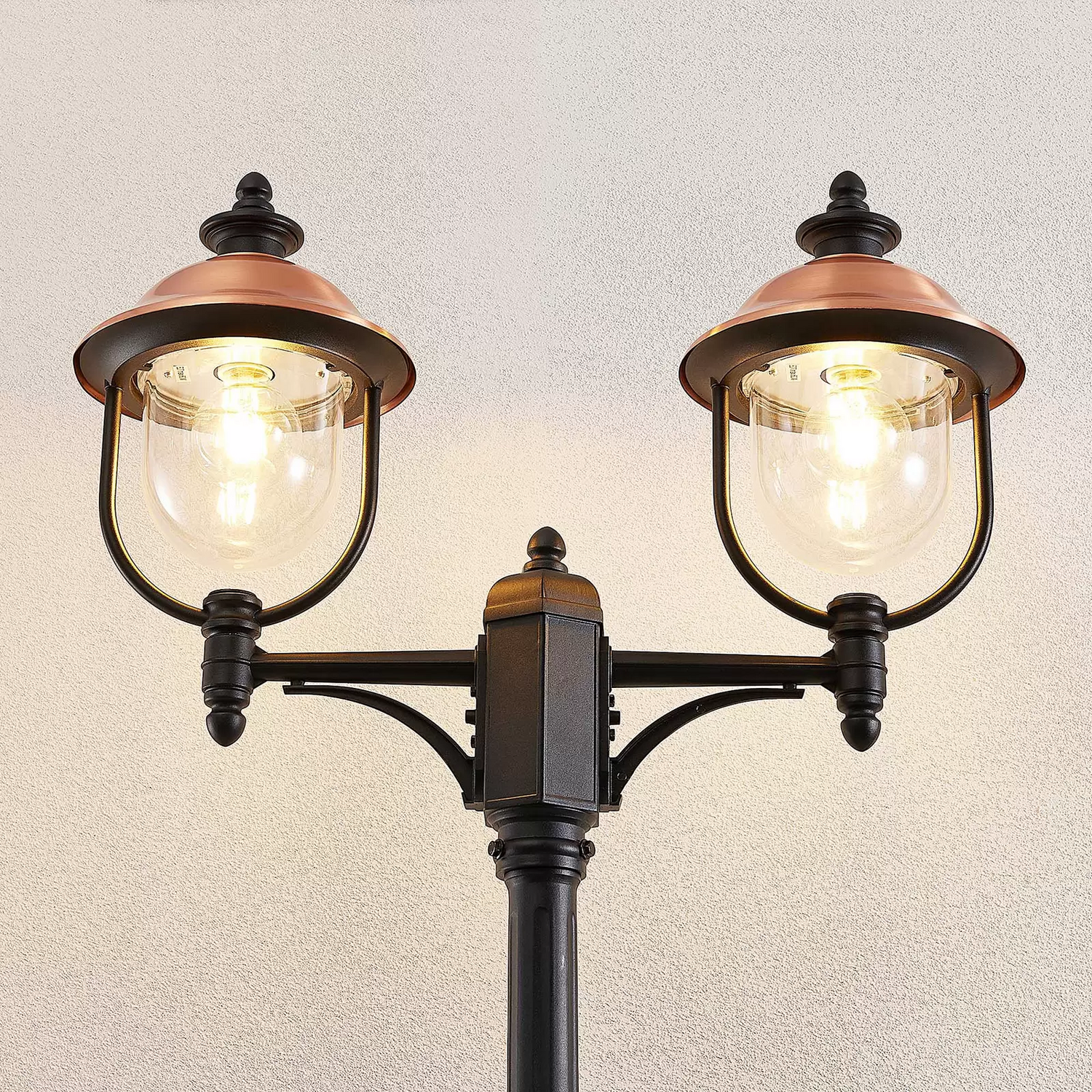 B-Ware Lindby Clint Kandelaber 2 Flammig Nachtlicht Sockelleuchte Leuchte Lampe E27977