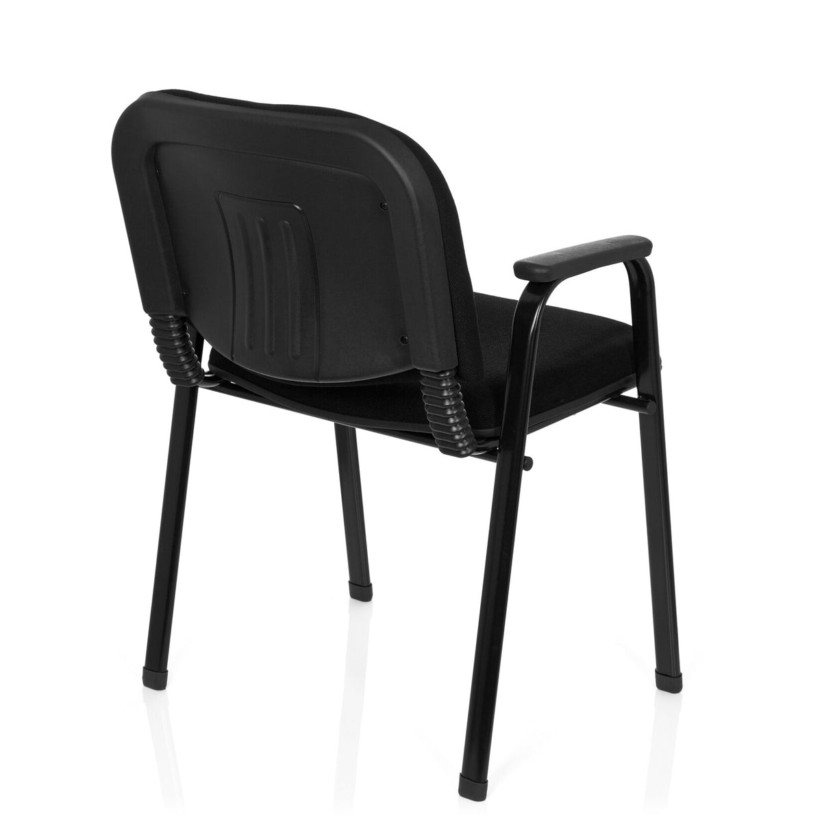 hjh OFFICE XT 600 XL Besucherstuhl Lehnstuhl Konferenzstuhl Lounge Stuhl schwarz - 4251084639648
