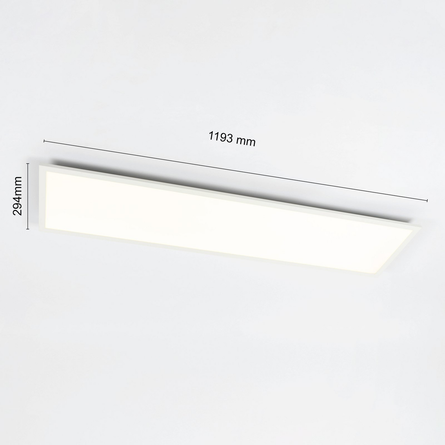 B-Ware Lindby Led Panel Deckenleuchte Leuchte Luay Weiß Fernbedienung Dimmbar Cct