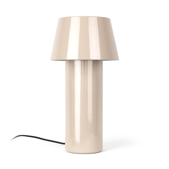 HANA BLL Tischleuchte Tischlampe Leuchte hochglanzlackiert chamois RAL 0608005