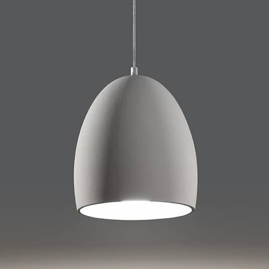 Euluna Hängeleuchte Wula Hängelampe Deckenlampe Lampe Schirm Aus Weißer Keramik B-Ware - 5903282711211