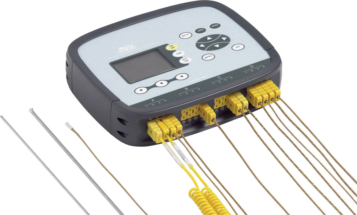 DeltaOhm HD32.8.16 Kit Temperatur-Datenlogger -200 bis +650 °C Thermometer USB - 4058175801225