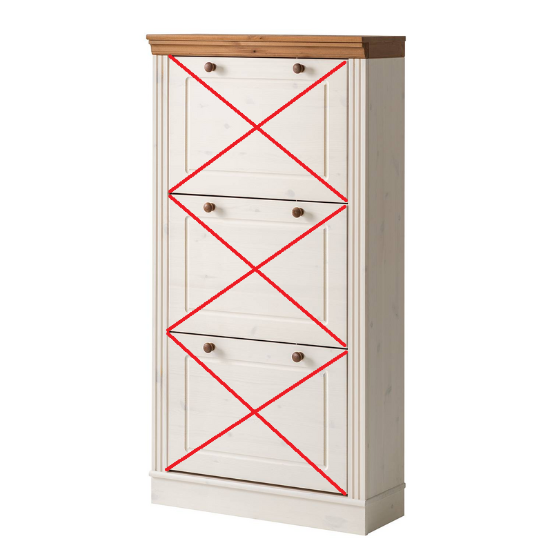 B-Ware Maison Belfort Schuhkipper Lillehammer I Kiefer Massiv Kiefer Siehe Text/Foto