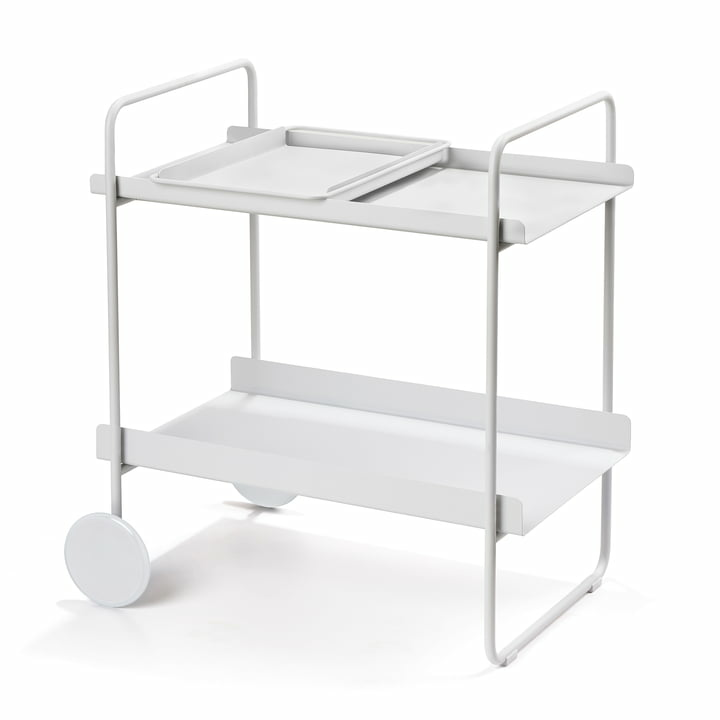 Zone Denmark A Cocktail Barwagen Trolley Hellgrau Servierwagen Küchenwagen Wagen B-Ware