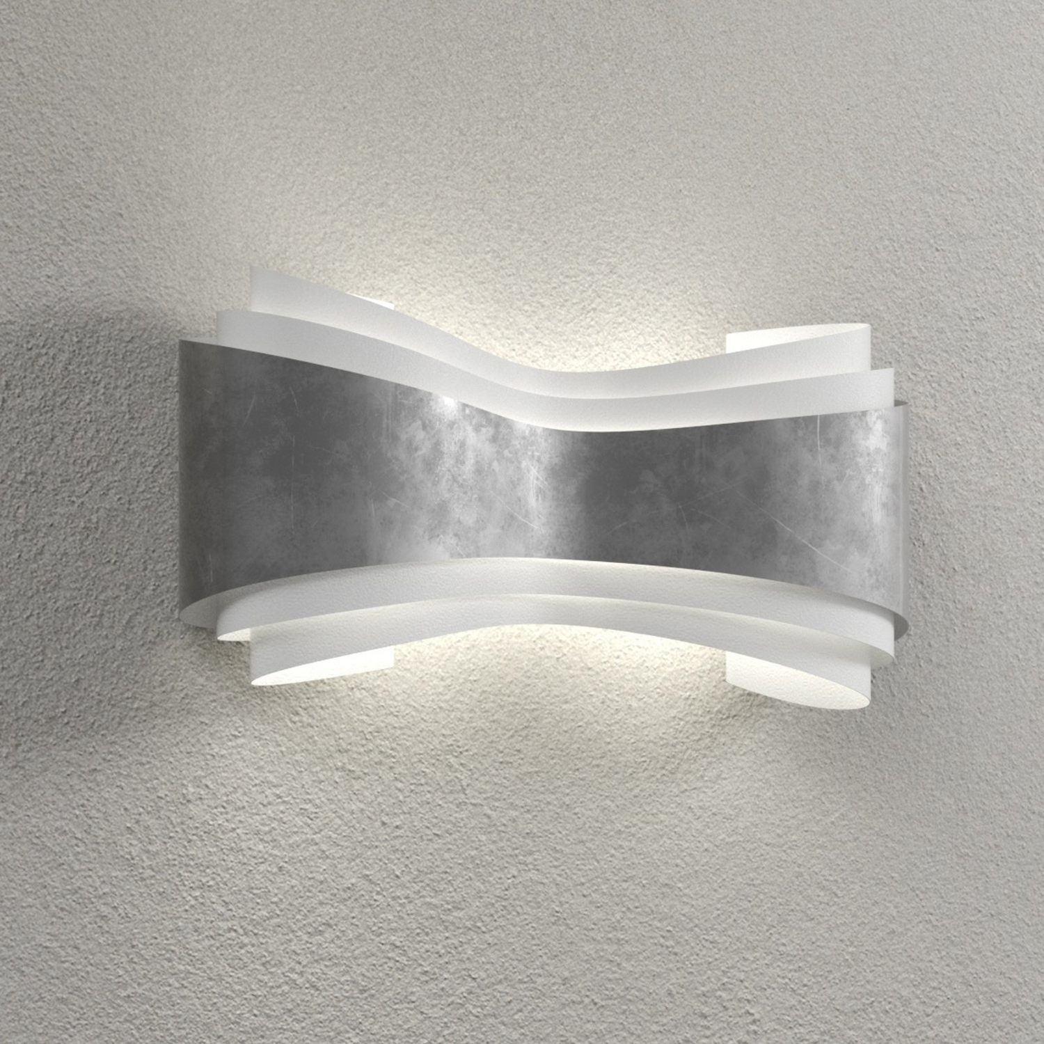 Selène Led Wandlampe Mit Blattsilber Wandleuchte Lampe Leuchte Spot Licht B-Ware - 8023761114801