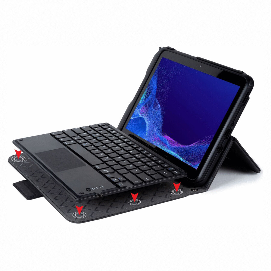 B-Ware B2 Bworkplace Verde Tablet Tastatur Hülle Samsung Galaxy Tab Active Schutzhülle - 4262356070212