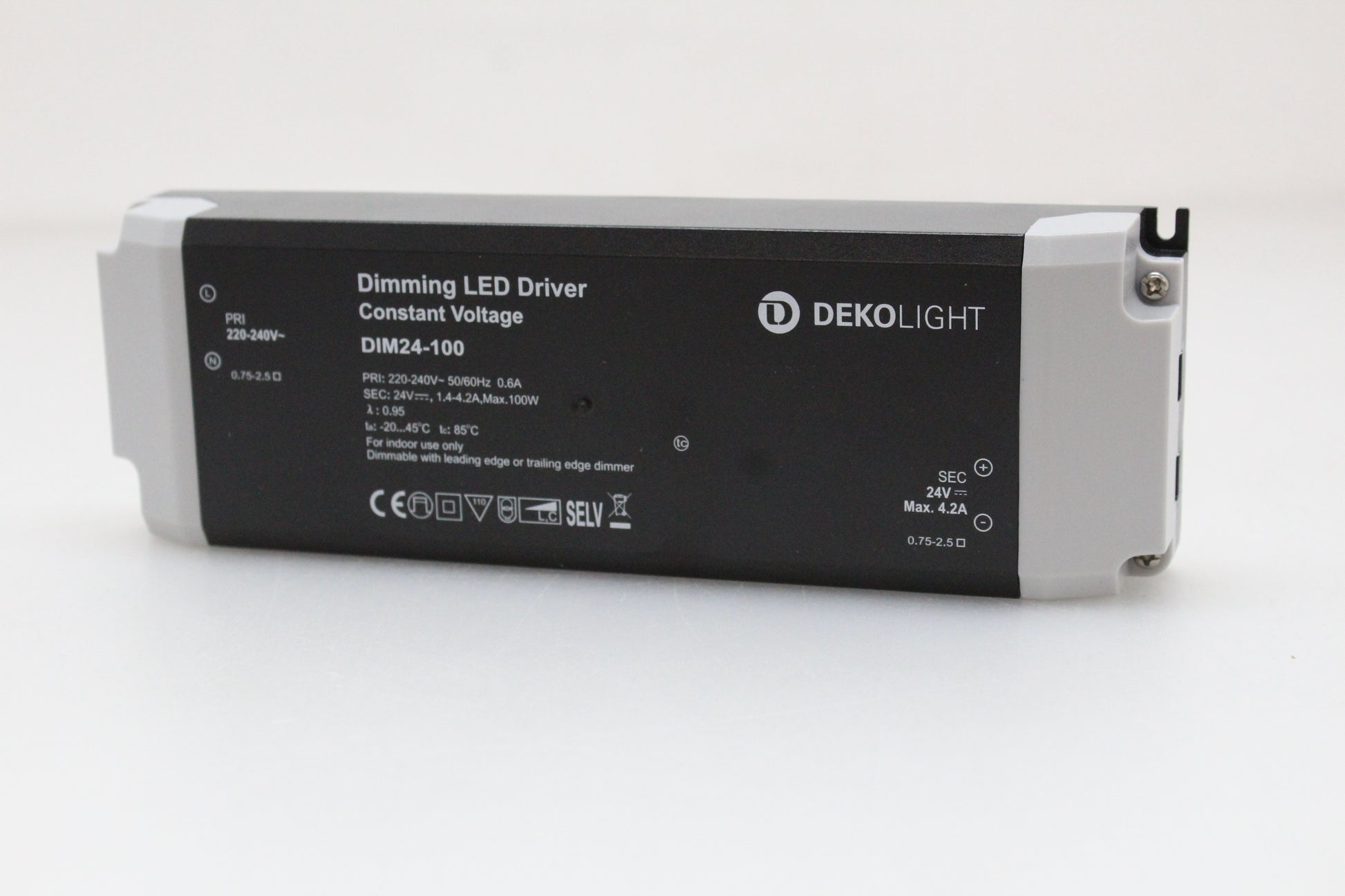 Deko Light BASIC, DIM, CV, 24V 34-100W LED-Treiber 100 W 1420 - 4165 mA 24 V - 4042943170910