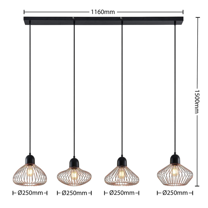 Lindby Raelyn Hängeleuchte Hängelampe Leuchte Lampe Pendelleuchte Licht749