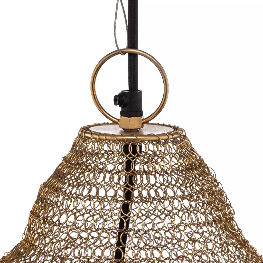 Lindby Hängeleuchte Kaviya ø 40 Cm Goldfarben Eisen E27 Hängelampe Lampe Leuc272 B-Ware - 4251911779301