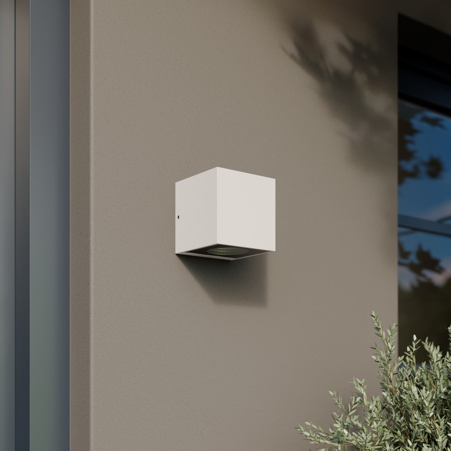 Arcchio Tassnim Led Außenwandlampe Wandleuchte Wandlampe Leuchte Lampe Weiß 1 Fl B-Ware - 4251096592375