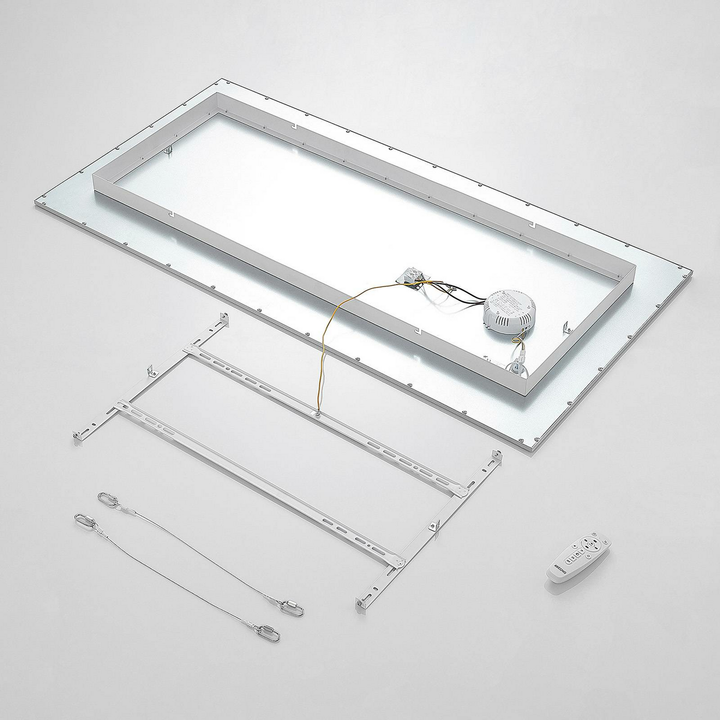 Prios Gelora LED-Panel Deckenlampe Deckenlampe Lampe Leuchte CCT 120 x 60 cm