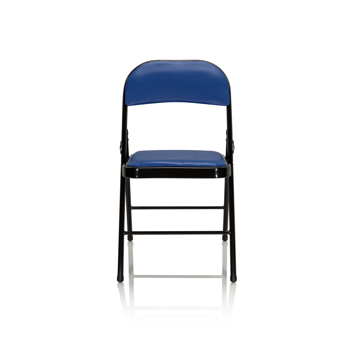 hjh OFFICE Klappstuhl Stuhl Konferenzstuhl blau Kunstleder TUDELA - 4251084696801