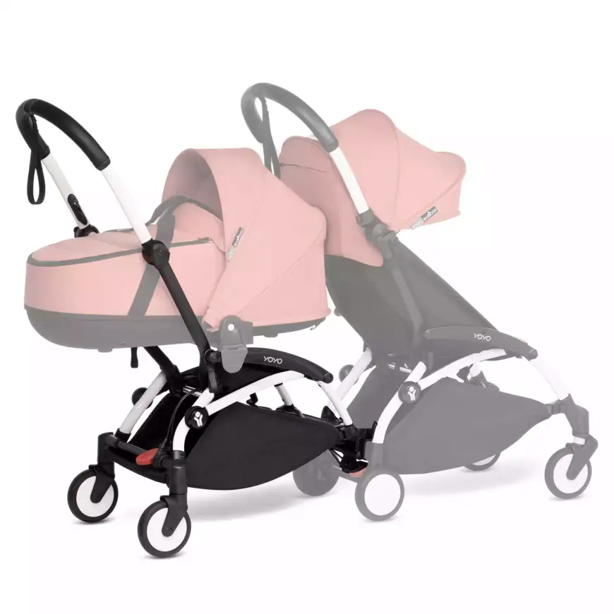 Stokke YOYO Connect Gestell weiß Kinderwagen Babywagen Kinderbuggy Liegewagen