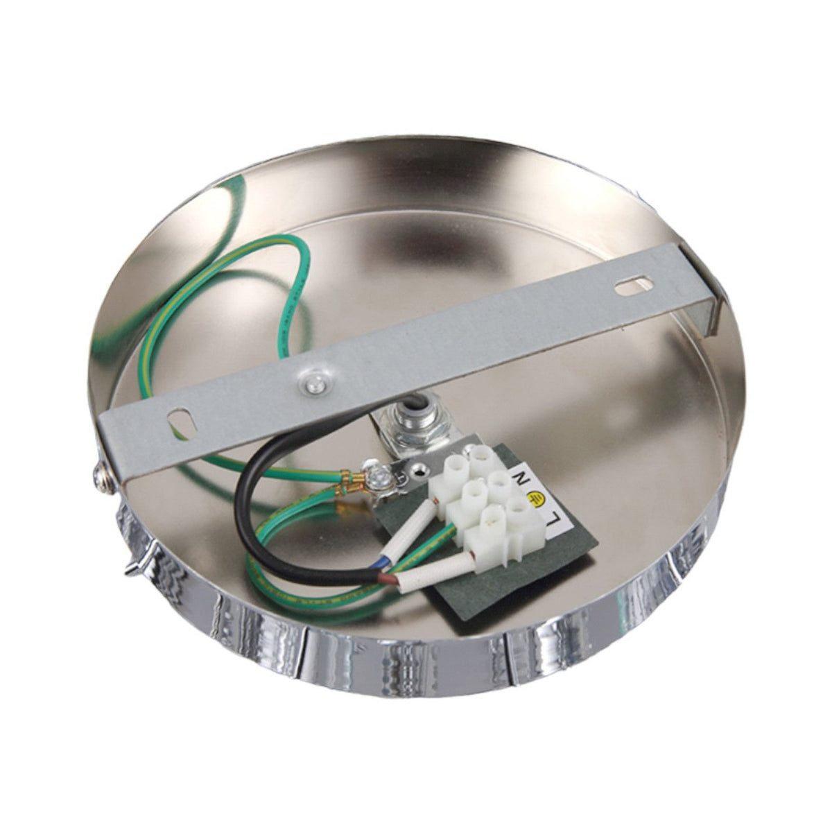 Lindby Deckenlampe Elviro Wohnzimmerleuchte Deckenlampe Hängelampe E14 chrom - 4251096516425