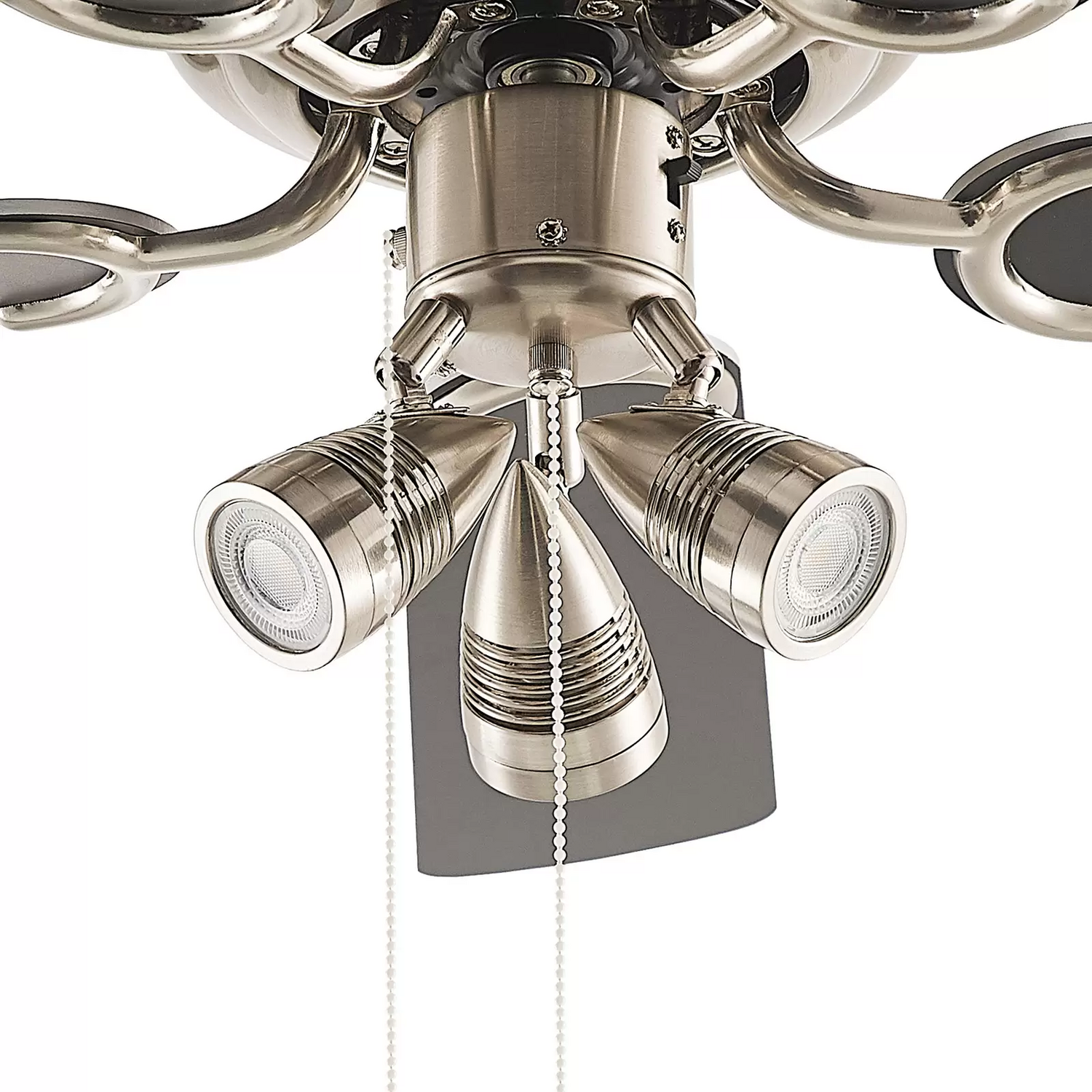 B-Ware Starluna Anariki Deckenventilator Ventilator Decken Ventilator Silber Schwarz755