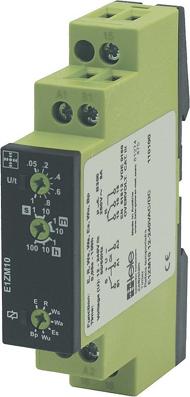 1 St. tele 24V - 240V AC/DC Zeitrelais Multifunktional Wechsler Relais Switch