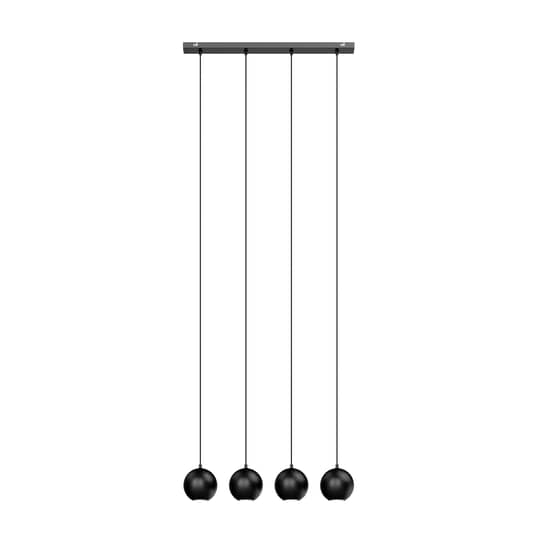 Helam Pendelleuchte Midnight Deckenlampe Hängelampe Led Gu10 Schwarz 4 Flg L327 B-Ware - 5902349227207