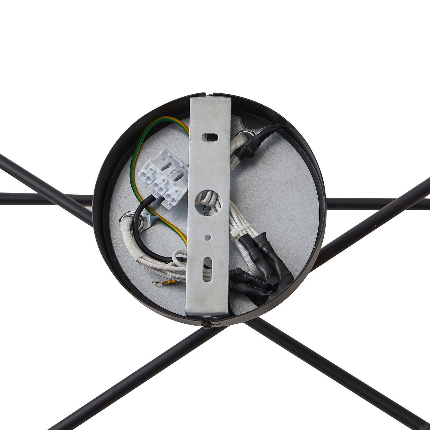 Lindby Estar Deckenleuchte Lampe Leuchte Sechsflammig Schwarz Metall E27 230 V B-Ware - 4251096583557