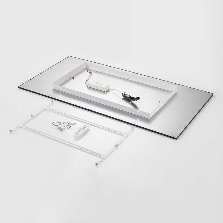 Lindby Nelios LED-Deckenlampe CCT 120 x 60 cm Deckenlampe Lampe Leuchte Decke