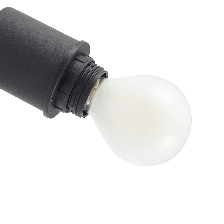 Lindby Deckenleuchte Netty 4-flammig grau Glas Deckenlampe Lampe Leuchte Spot